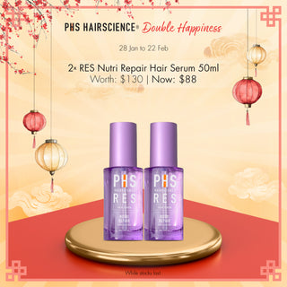 Double Happiness Bundle: RES Nutri Repair Hair Serum 50ml