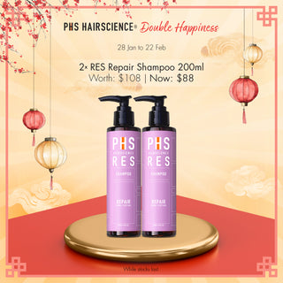 Double Happiness Bundle: RES Repair Shampoo Shampoo 200ml